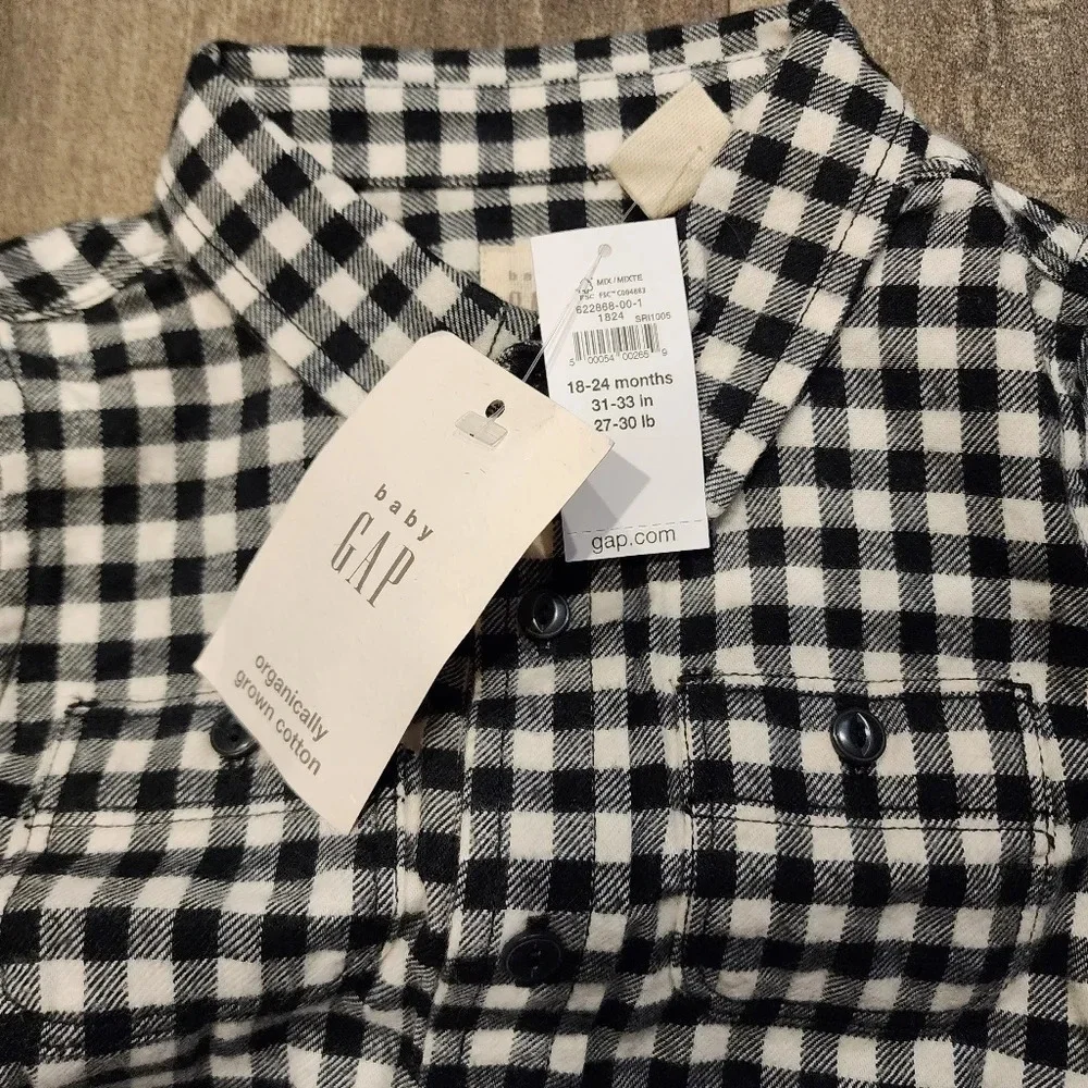 *NWT* Baby Gap Plaid Jumpsuit